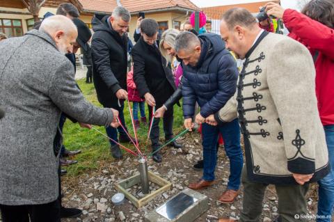 Székelyudvarhely - óvoda alapkőletétel Székelyudvarhely - óvoda alapkőletétel